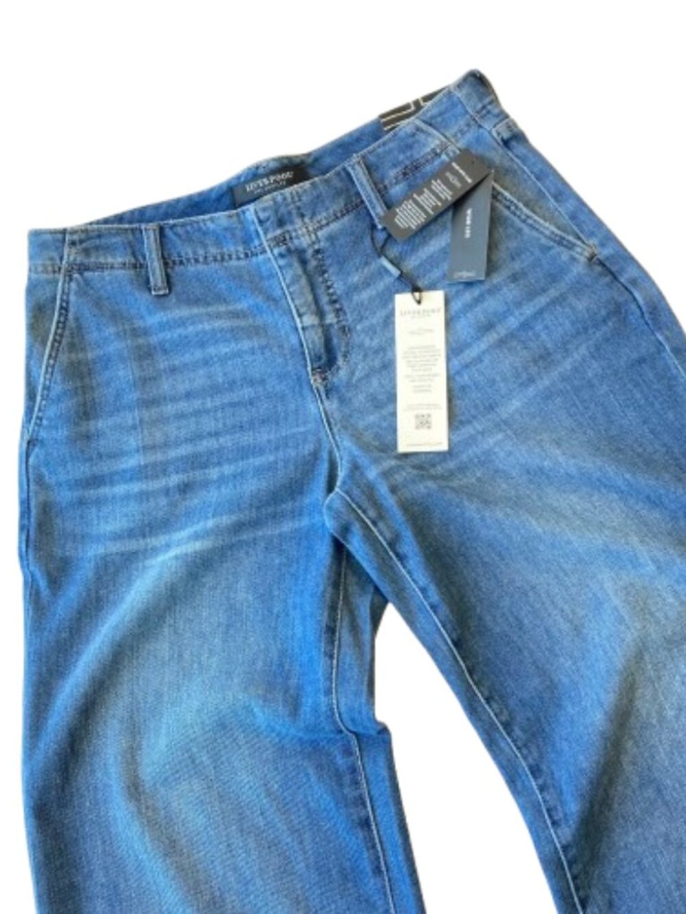 Liverpool Los Angeles Weekender Wide Leg Jeans Womens 6 PETITE Walnut Creek NWT - Picture 2 of 9